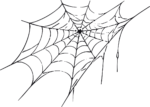 Spider Web SVG Spooky Sketch Vector