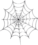 Spider Web SVG Spooky Sketch Vector