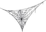 Spider Web SVG Tattered Cobweb Vector