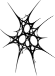 Spider Web SVG Jagged Fractal Vector