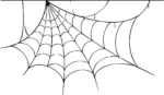 Spider Web SVG Spooky Corner Vector