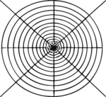 Spider Web SVG Concentric Rings Vector