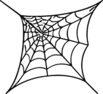Spider Web SVG Spooky Sketch Vector