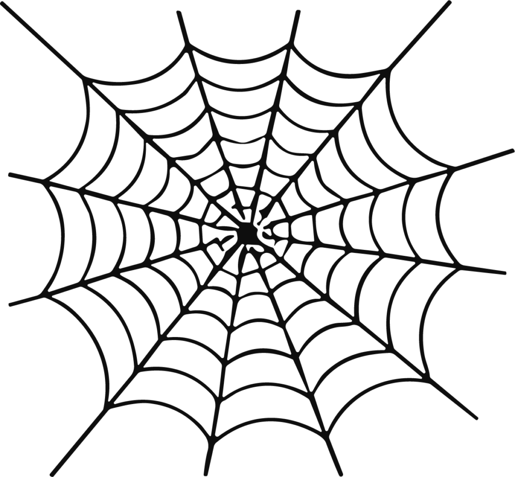 Spider Web SVG Spooky Cobweb Vector