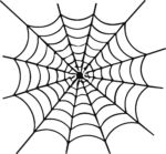Spider Web SVG Spooky Cobweb Vector