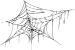Spider Web SVG Spooky Sketch Vector