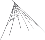 Spider Web Corner SVG Spooky Vector