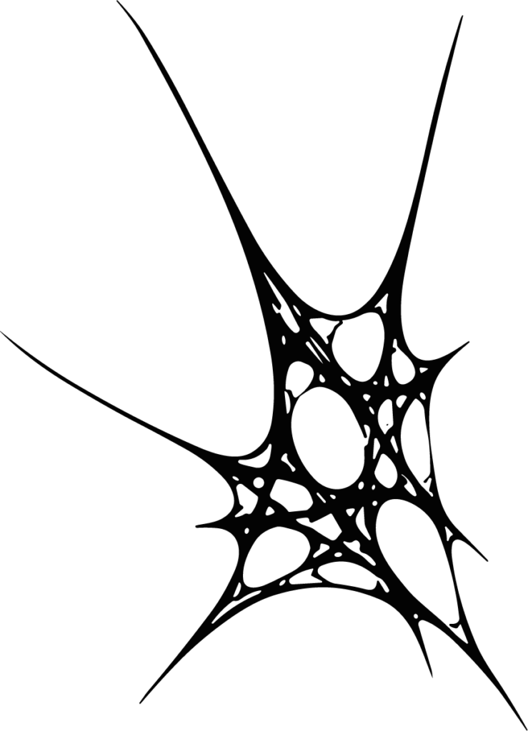 Spider Web SVG Cracked Fracture Vector