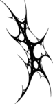 Spider Web Design SVG Jagged Tribal Vector