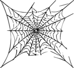 Spider Web SVG Spooky Sketch Vector