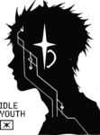 Spiky Hair Silhouette SVG Punk Profile Vector