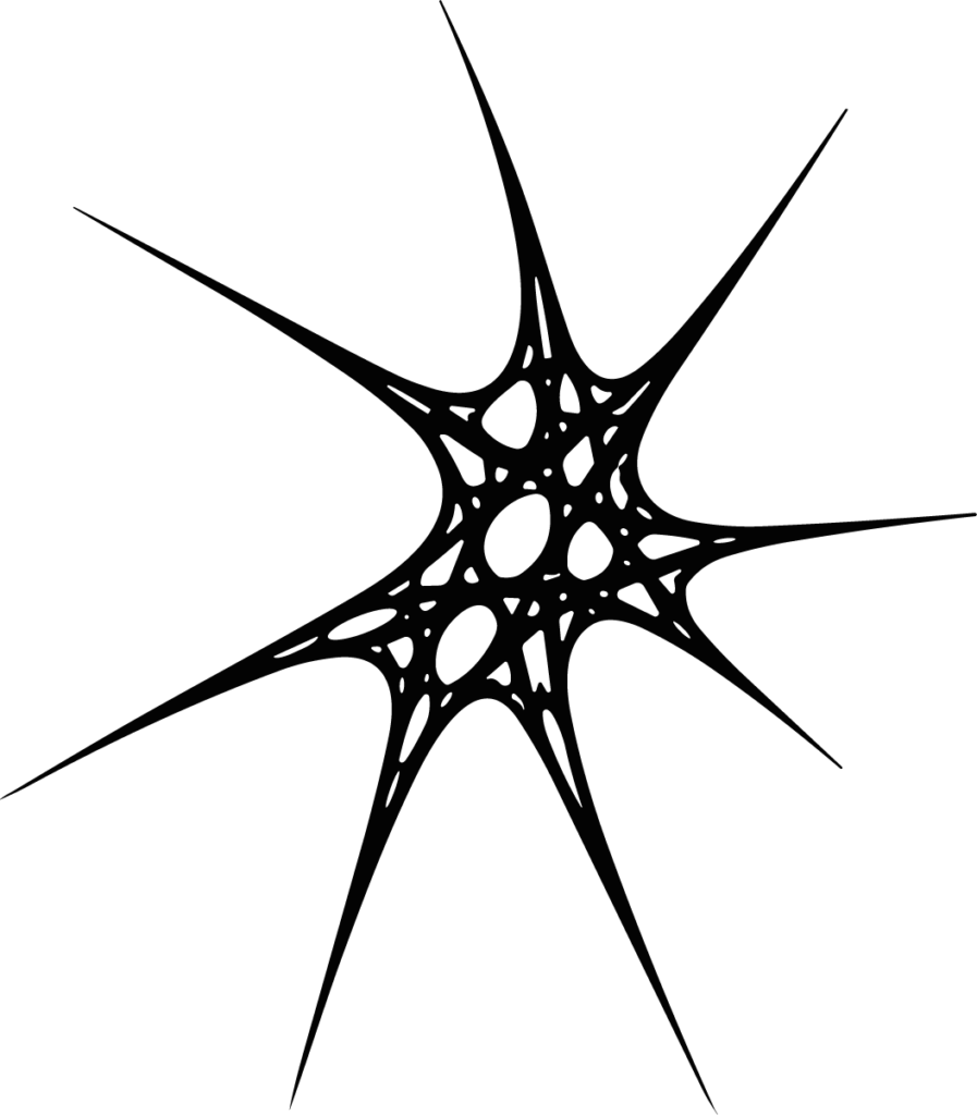 Spiky Star Web SVG Jagged Burst Vector