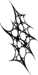 Spiky Web Pattern SVG Jagged Organic Vector
