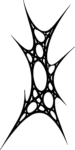 Spiky Web Shape SVG Jagged Organic Vector