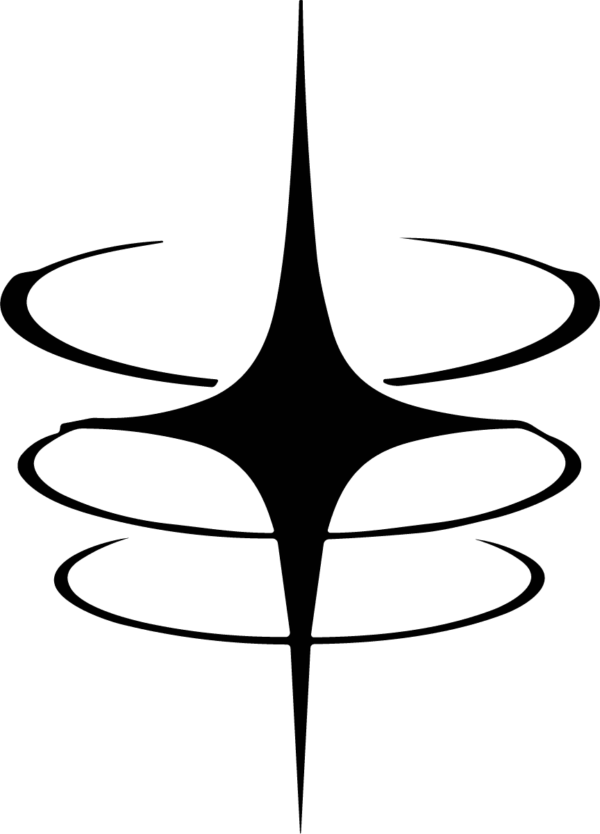 Spinning Star Emblem SVG Dynamic Orbit Vector - Image 1