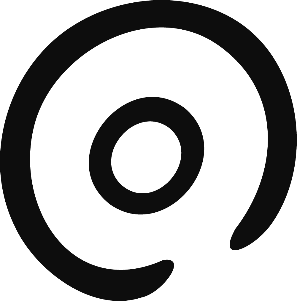 Spiral Circle Icon SVG Bold Swirl Vector