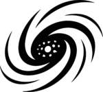 Spiral Galaxy SVG Cosmic Swirl Vector