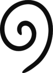 Spiral Swirl SVG Bold Curve Vector