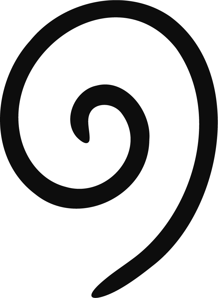 Spiral Swirl SVG Bold Curve Vector