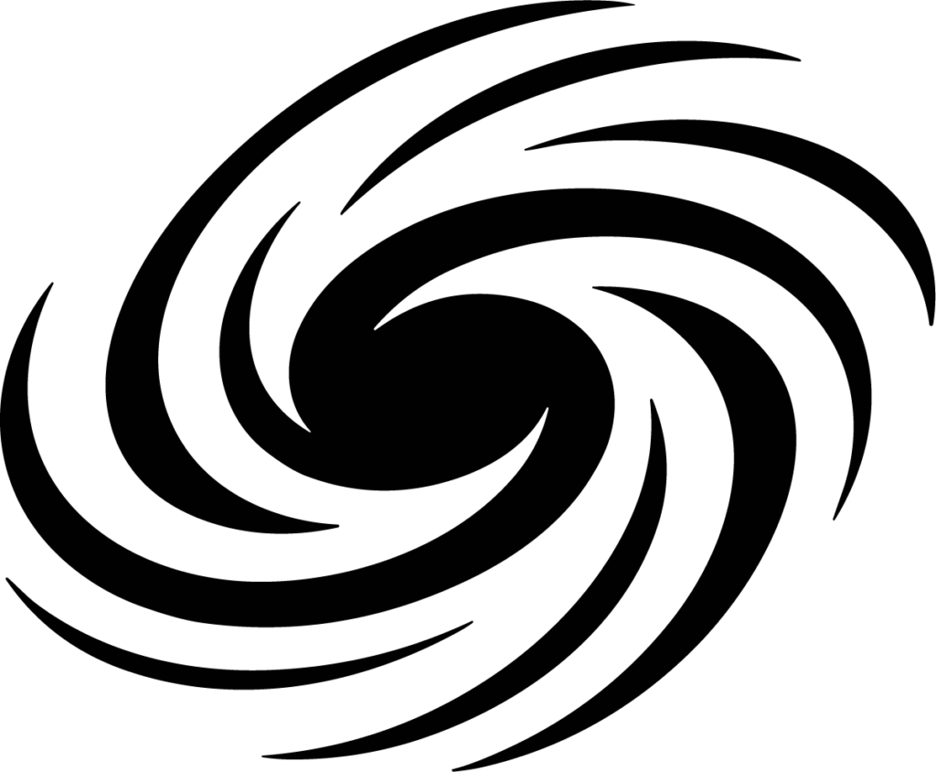 Spiral Swirl SVG Cosmic Vortex Vector
