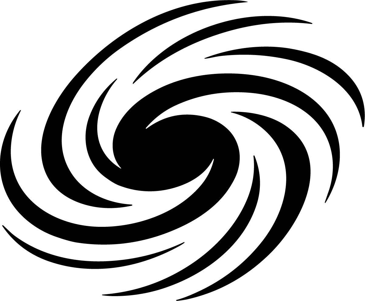 Spiral Swirl SVG Cosmic Vortex Vector - Image 1