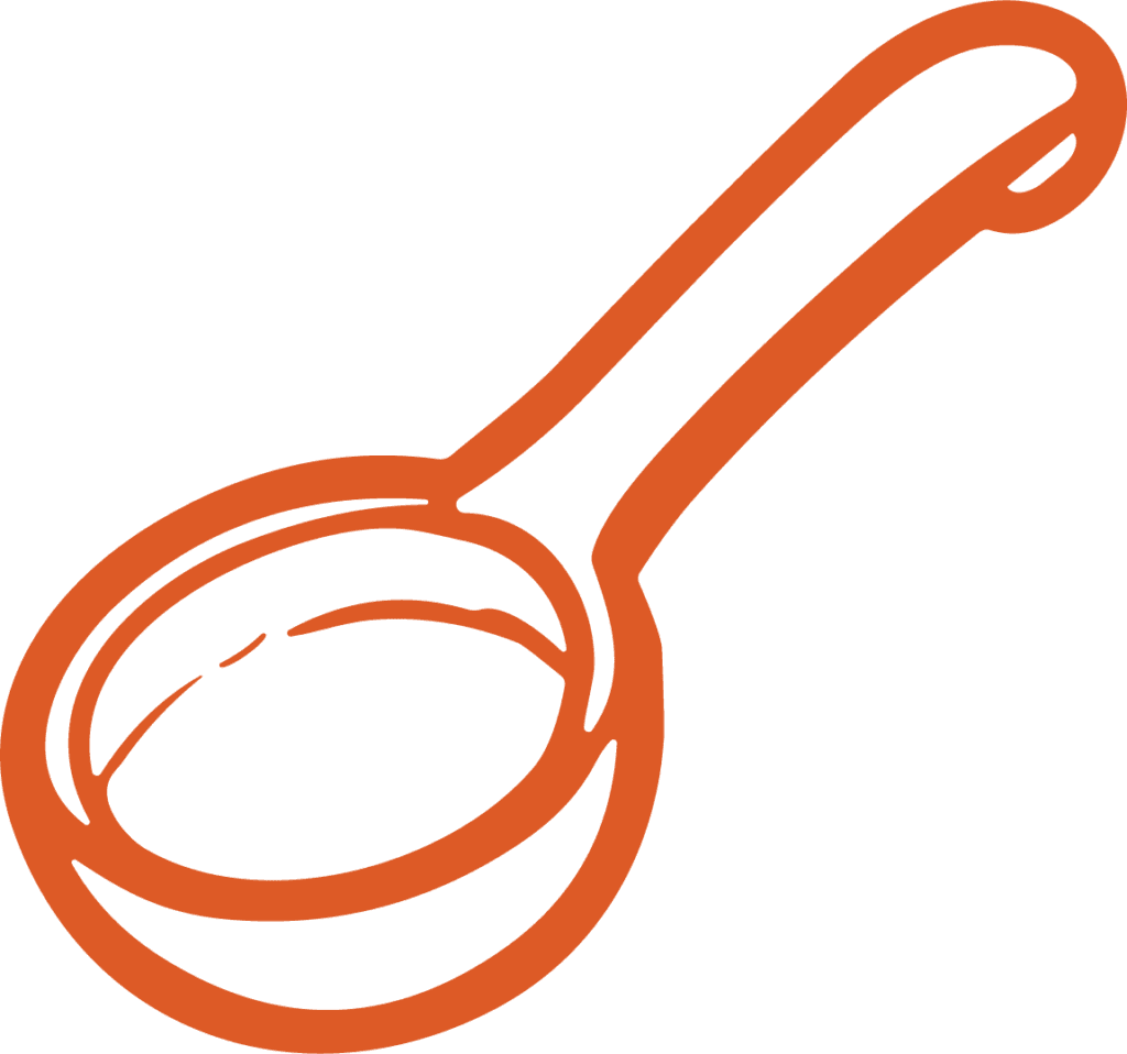 Spoon SVG Bold Outline Vector