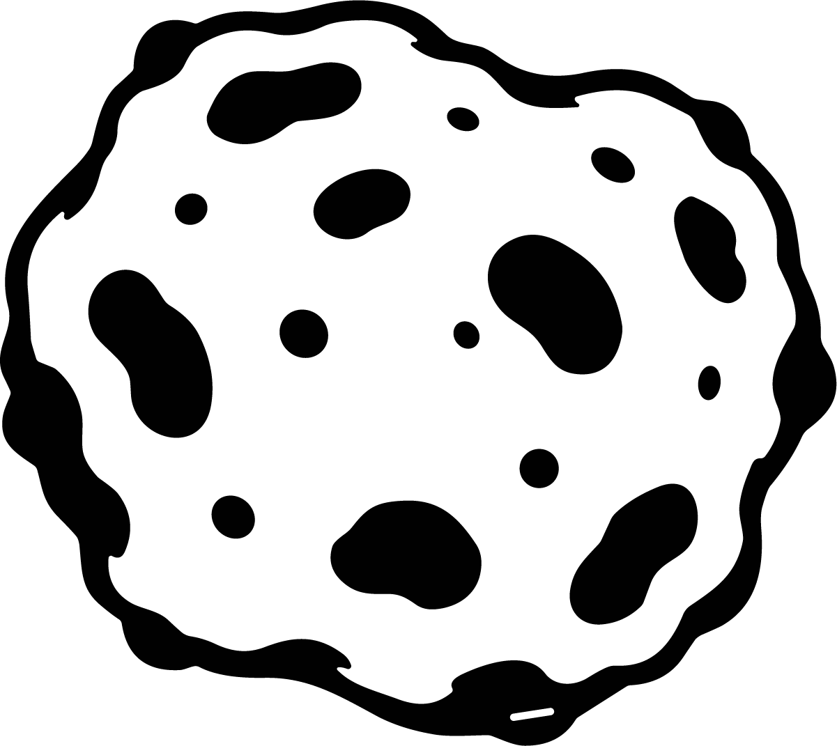 Spotted Blob SVG Playful Doodle Vector - Image 1