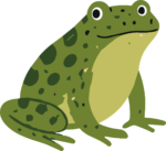 Spotted Frog SVG Whimsical Wildlife Vector