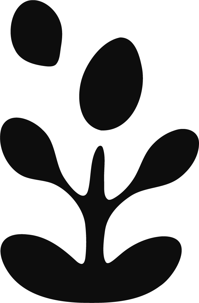 Sprouting Plant SVG Organic Silhouette Vector