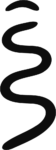 Squiggly Line SVG Bold Curvy Vector