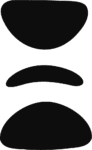 Stacked Blob Shapes SVG Organic Balance Vector