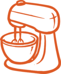 Stand Mixer SVG Bold Outline Vector