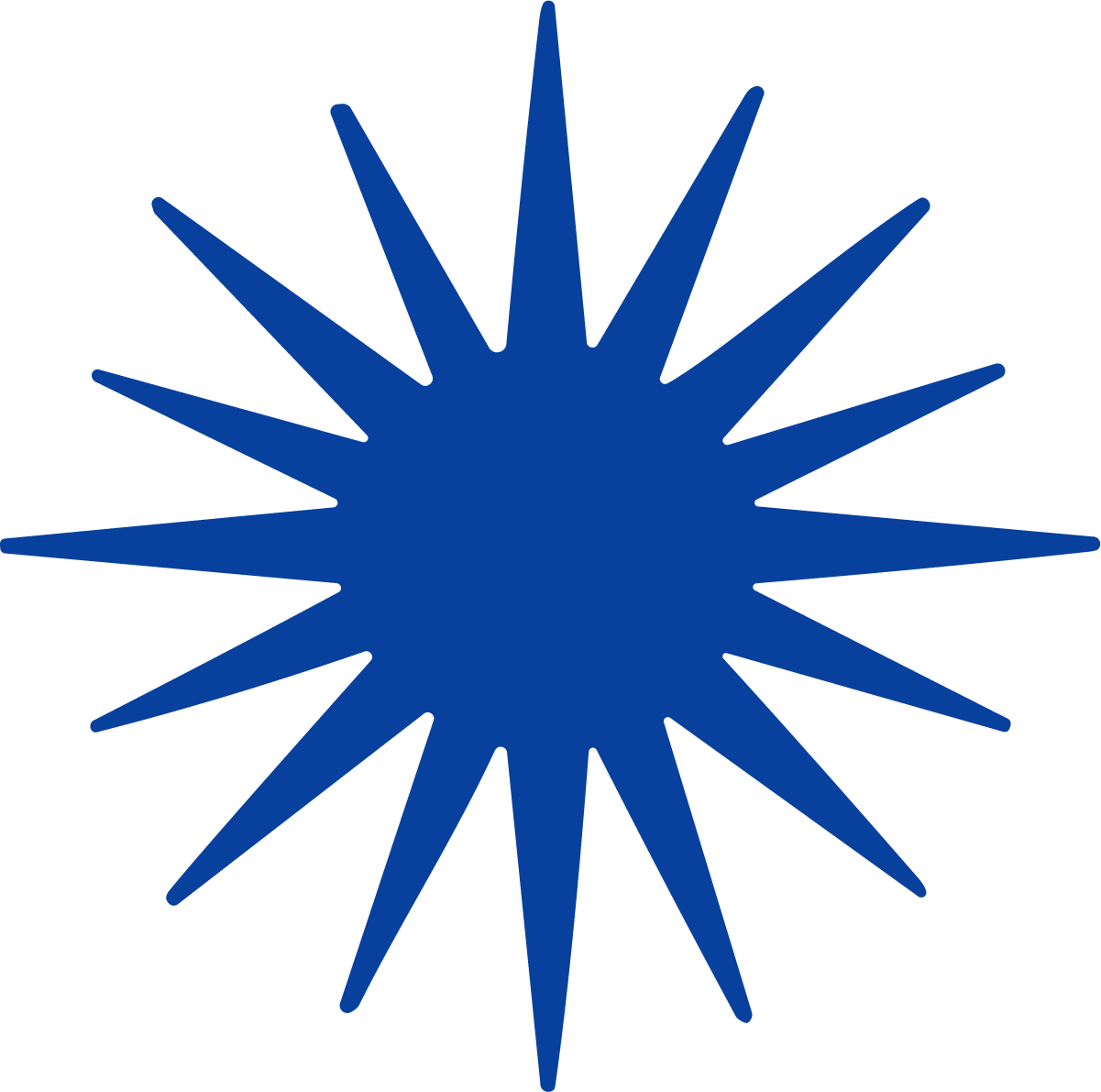 Star Burst SVG Bold Sparkle Vector - Image 1
