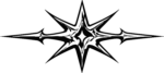 Star Burst SVG Sharp Tribal Vector