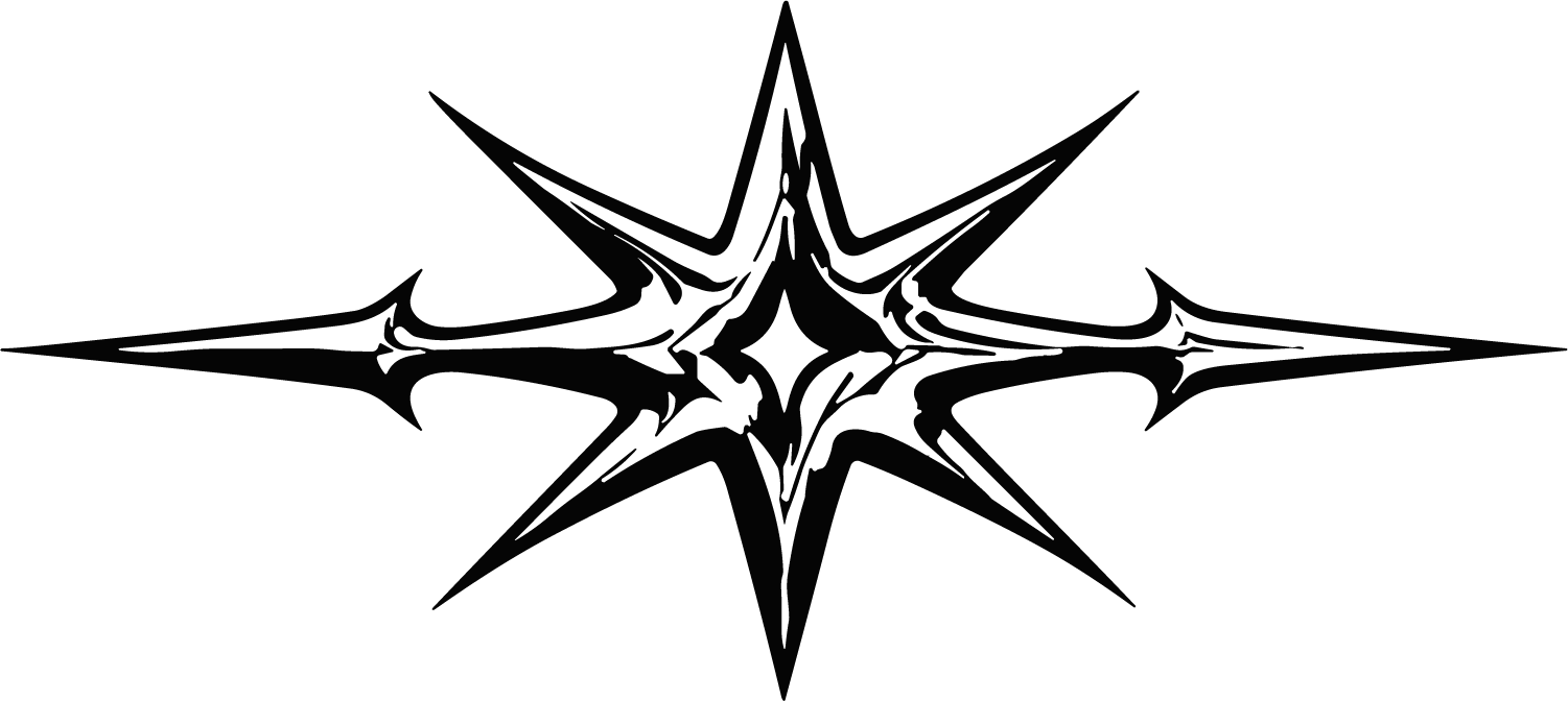Star Burst SVG Sharp Tribal Vector - Image 1