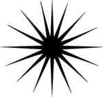 Star Burst SVG Sharp Rays Vector