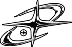 Star Emblem SVG Chrome Motion Vector