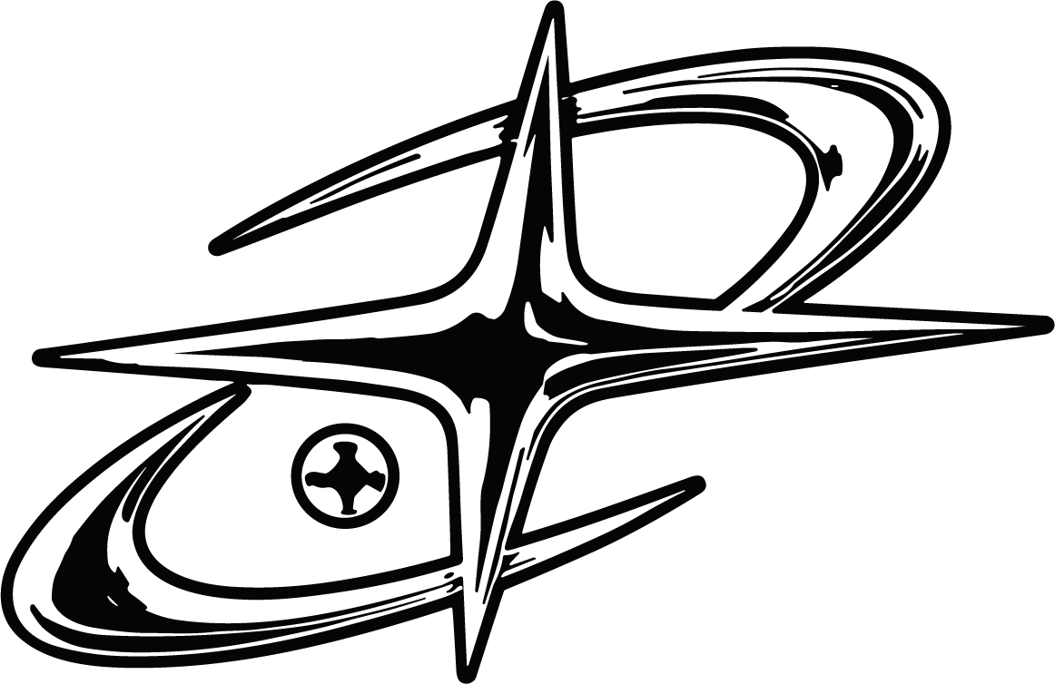 Star Emblem SVG Chrome Motion Vector - Image 1