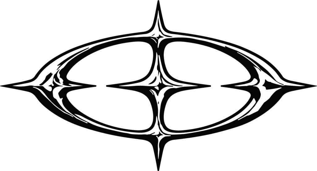 Star Emblem SVG Sharp Symmetry Vector