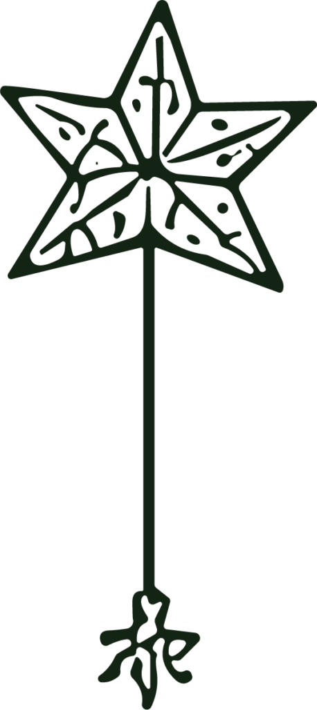 Star Wand SVG Sketchy Whimsy Vector