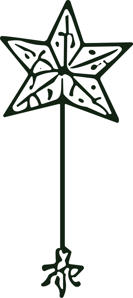 Star Wand SVG Sketchy Whimsy Vector - Image 1