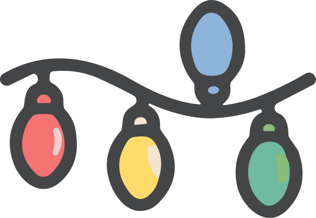 String Lights SVG Festive Glow Vector