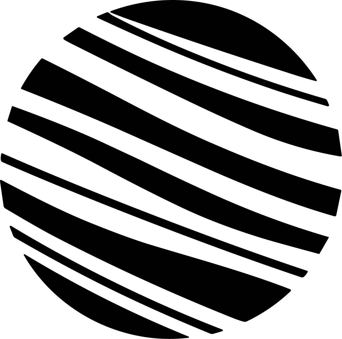 Striped Sphere SVG Dynamic Motion Vector - Image 1