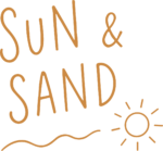Sun And Sand Text SVG Breezy Beach Script Vector