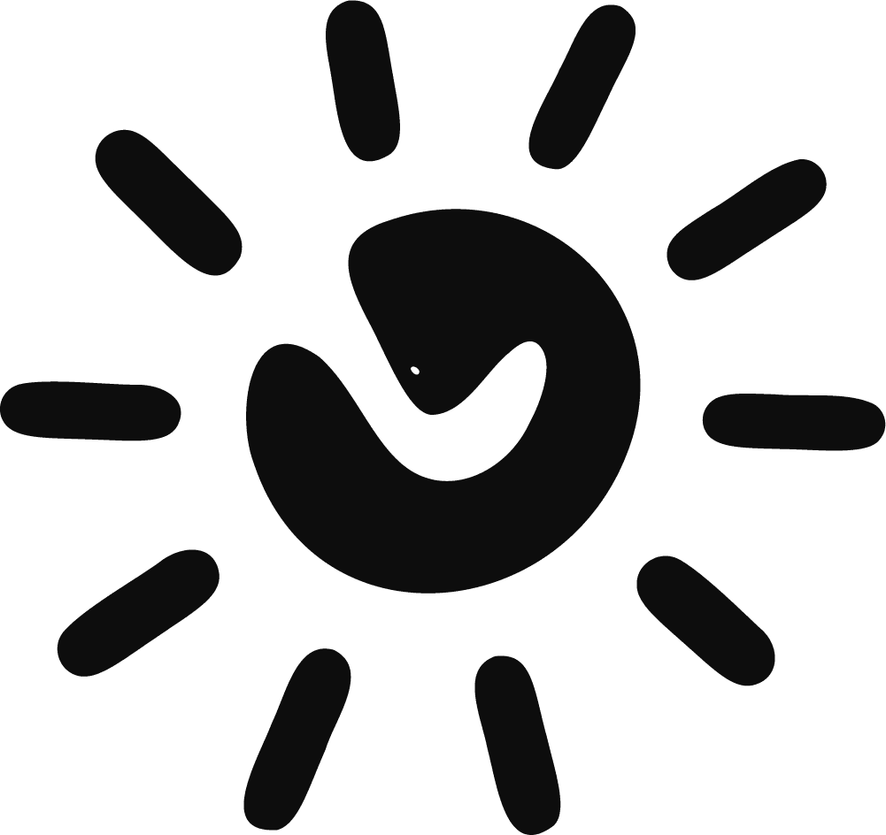 Sun Icon SVG Bold Rays Vector