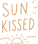 Sun Kissed Lettering SVG Sunny Script Vector