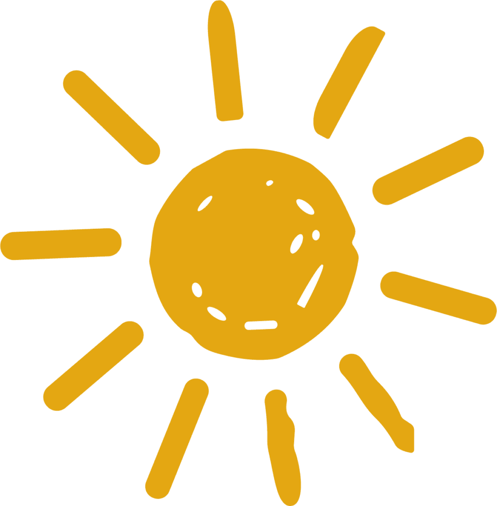 Sun SVG Hand-Drawn Sunshine Vector
