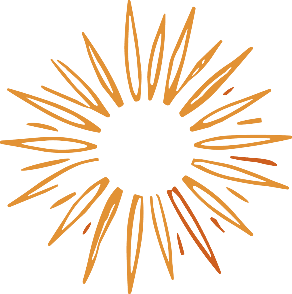 Sunburst Rays SVG Sketchy Burst Vector