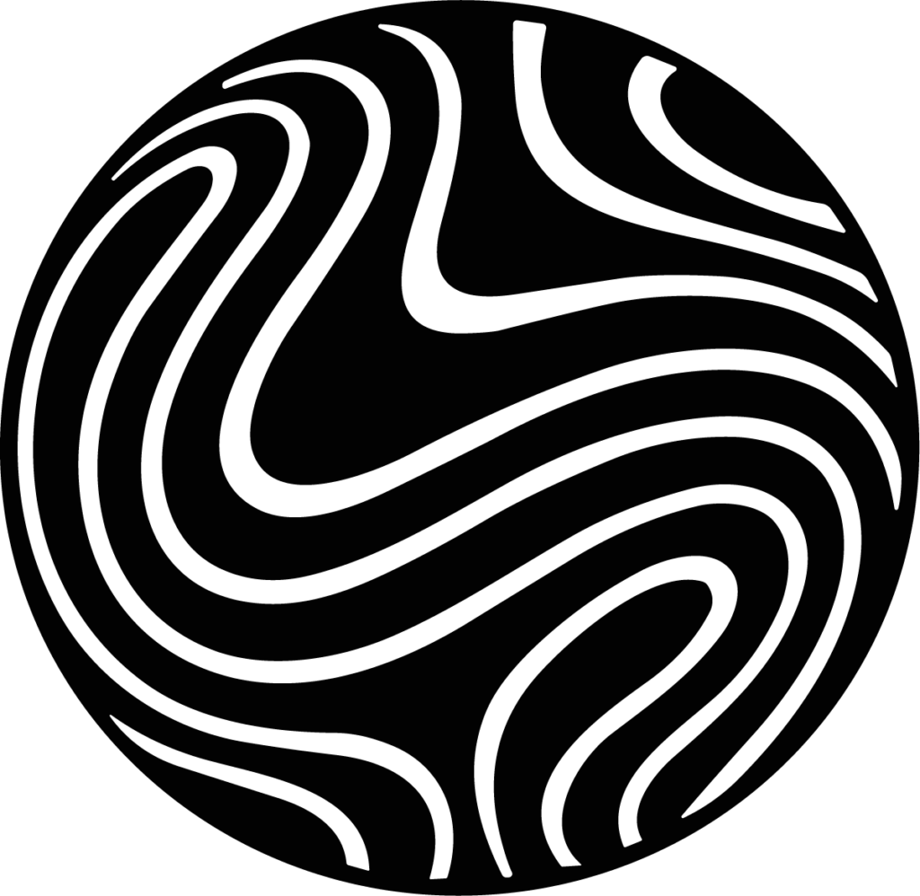 Swirl Circle SVG Flowing Tribal Vector