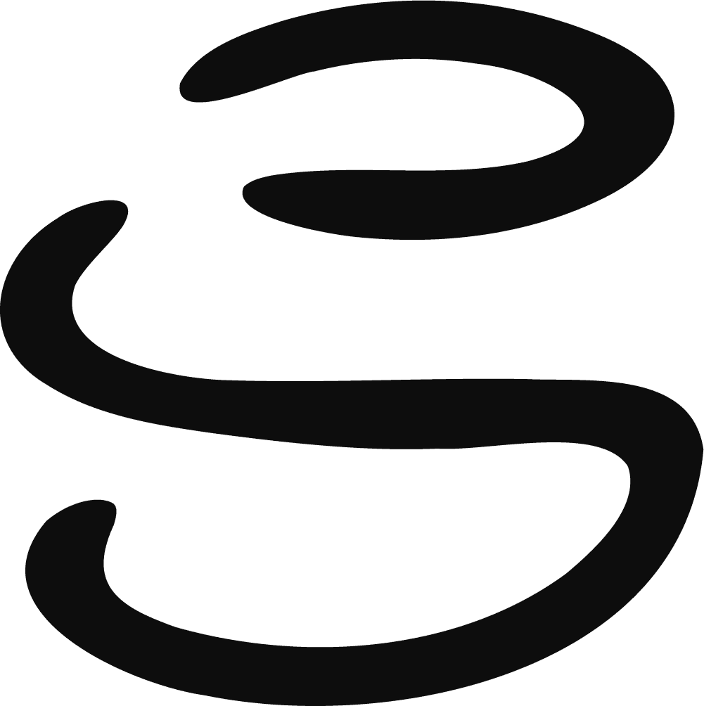 Swirl Symbol SVG Bold Flowing Vector
